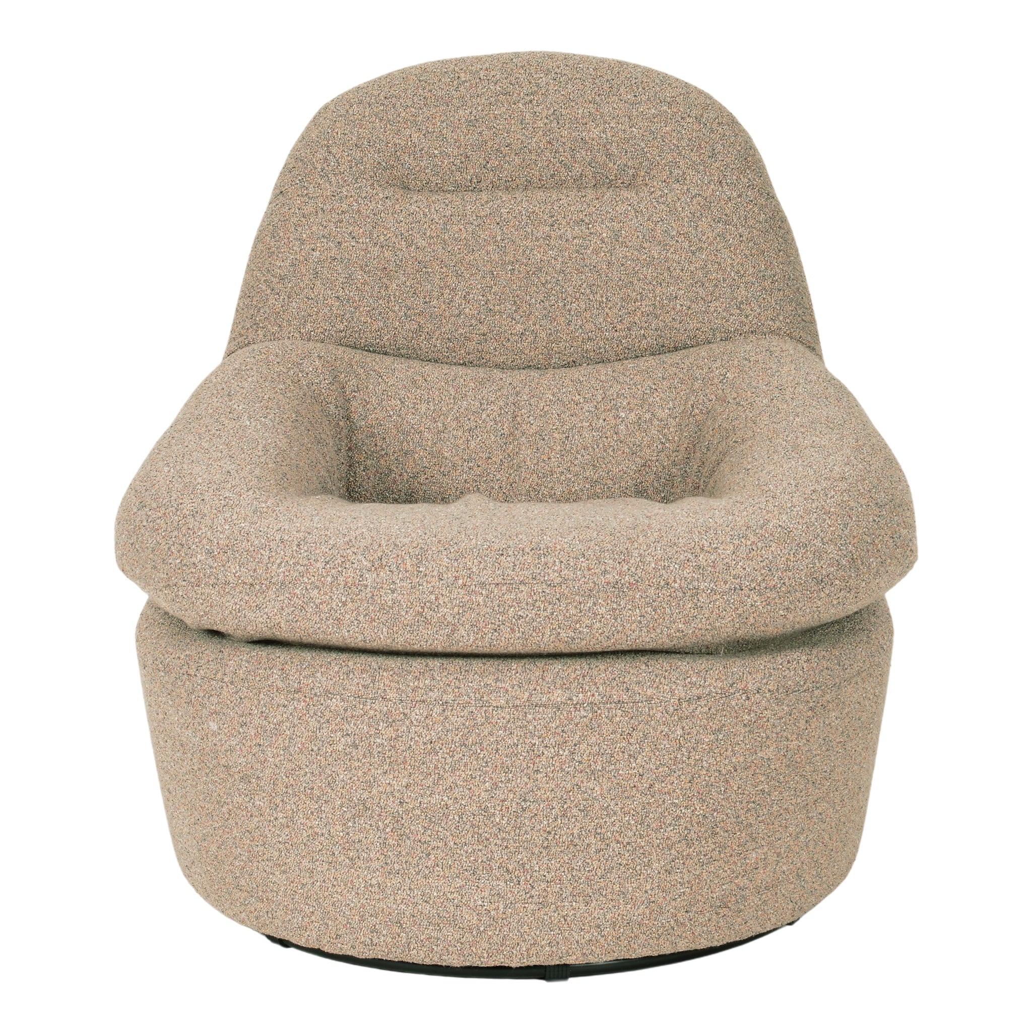 Nalini Swivel Lounge Chair - Granite Boucle
