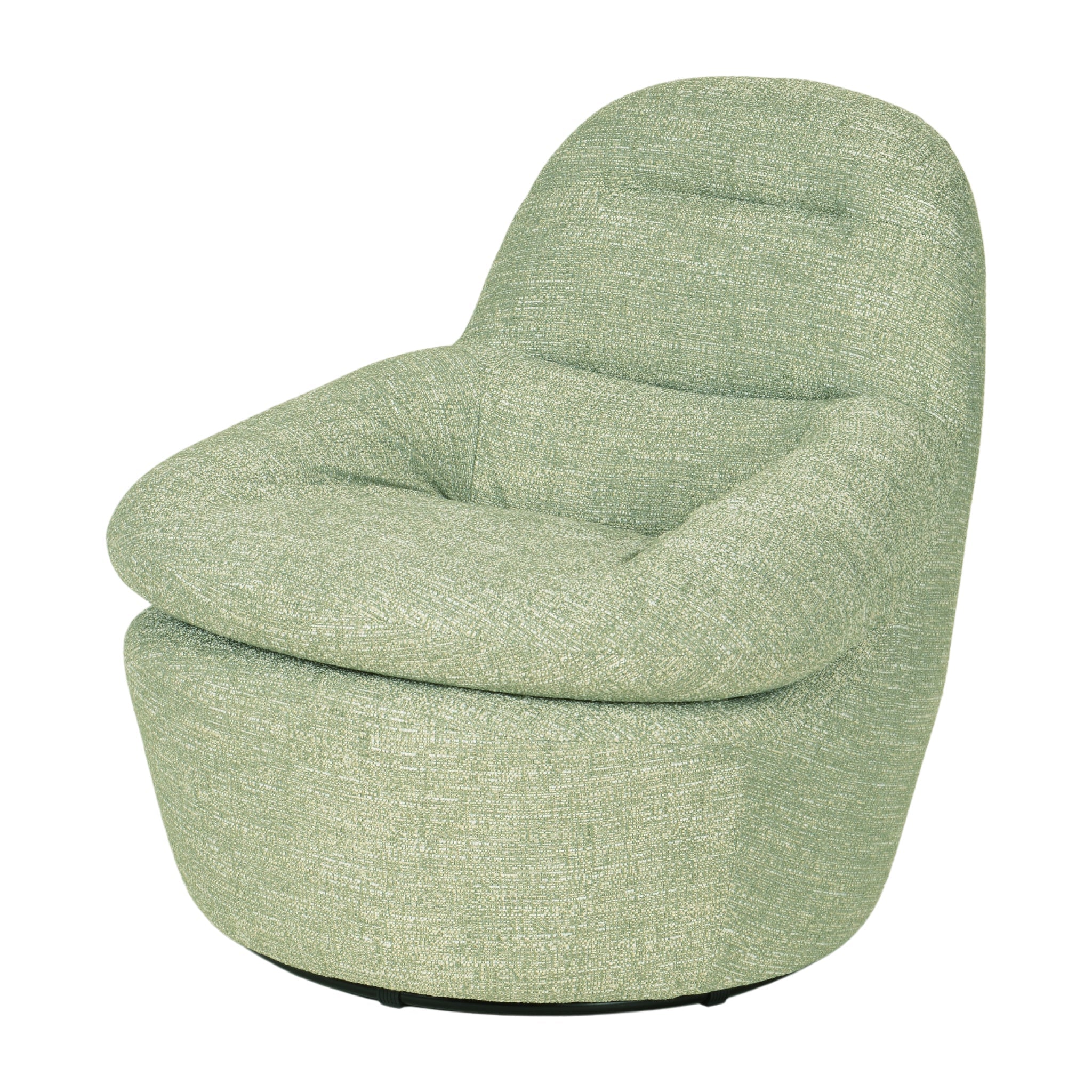 Nalini Swivel Lounge Chair - Mint Green