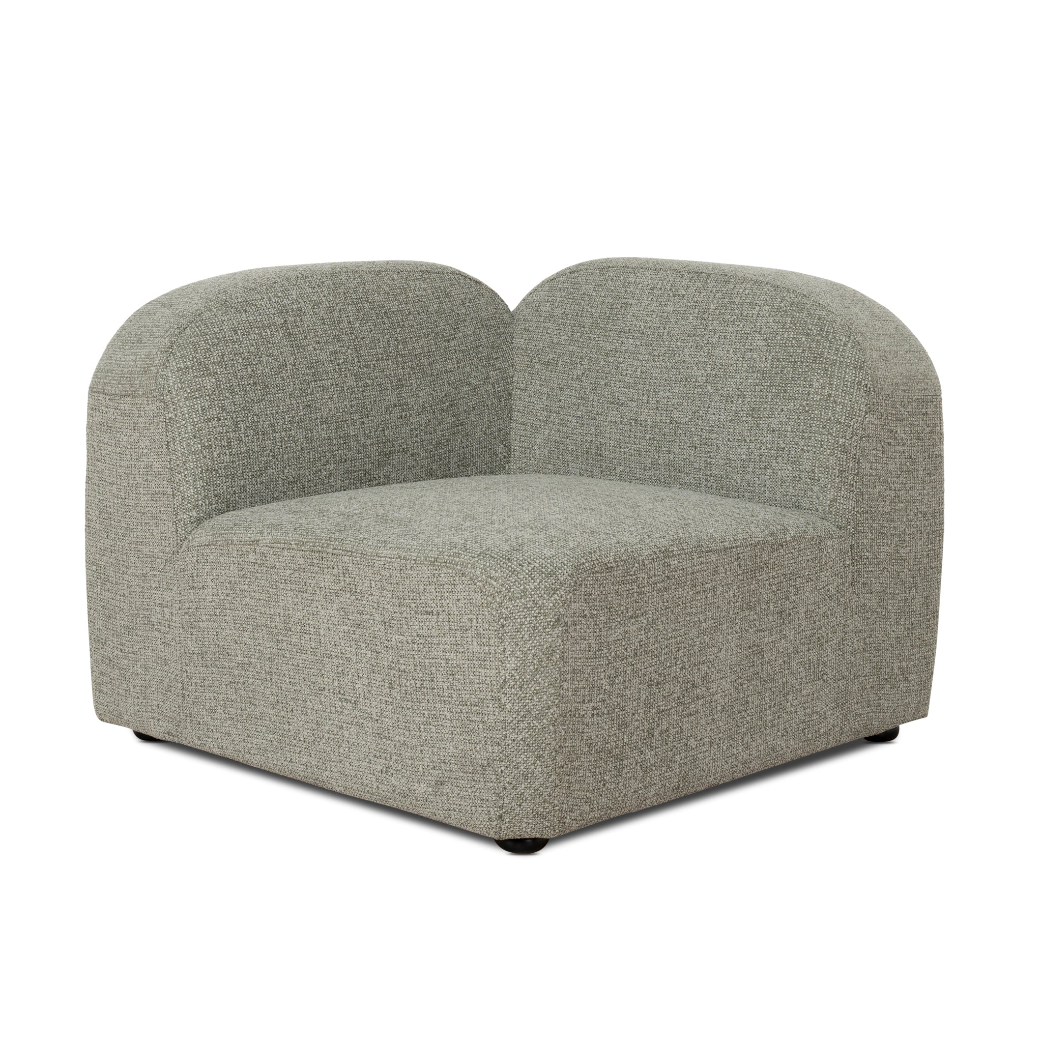 Soma Corner Option for 4 Seater Sofa - Coral Light Green