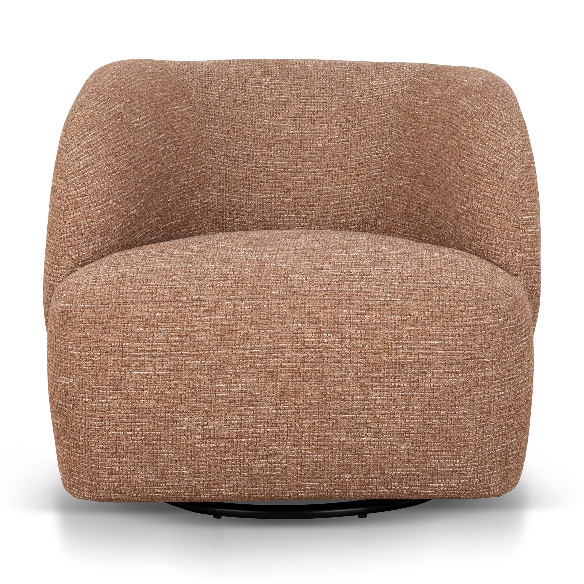 Jensen Swivel Armchair - Russet Brown