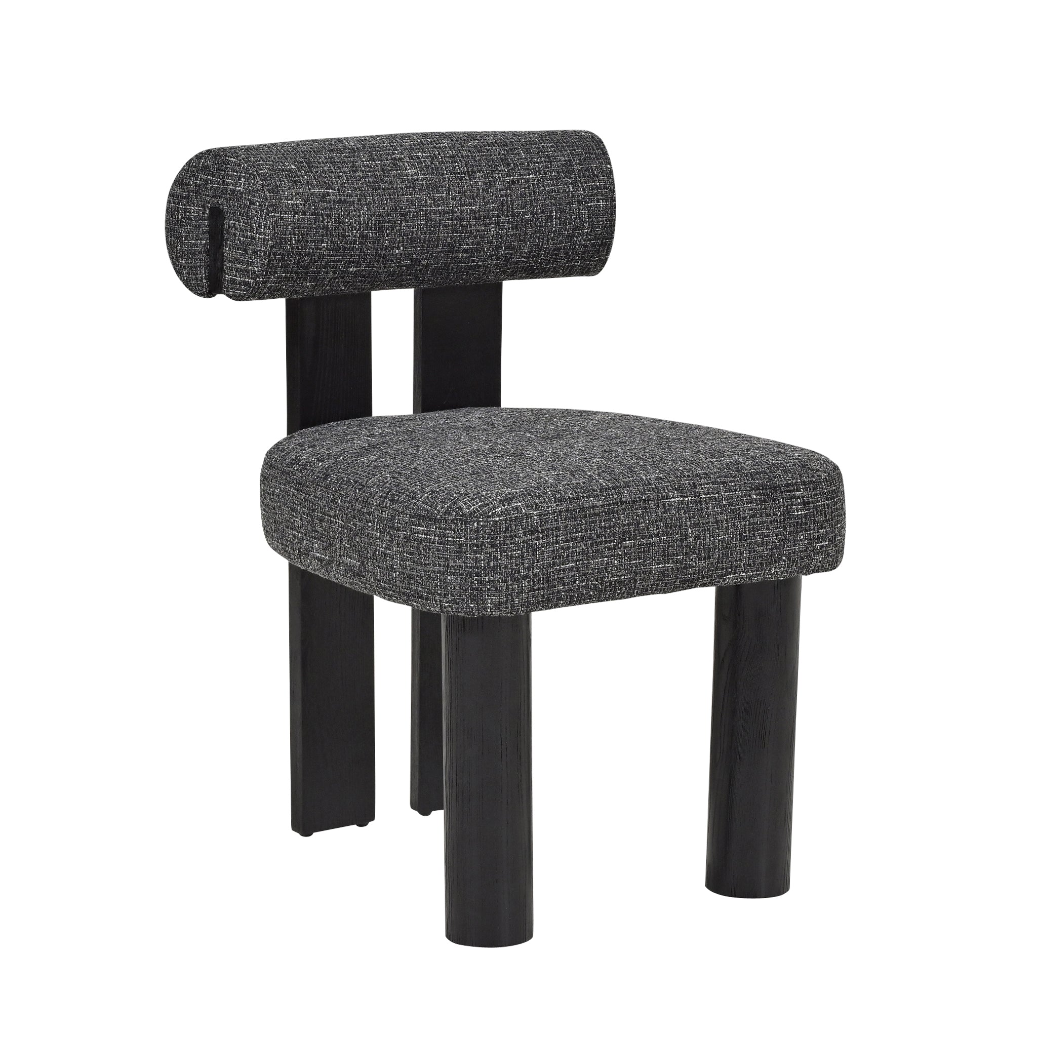 Remy Black Dining Chair - Field Charcoal