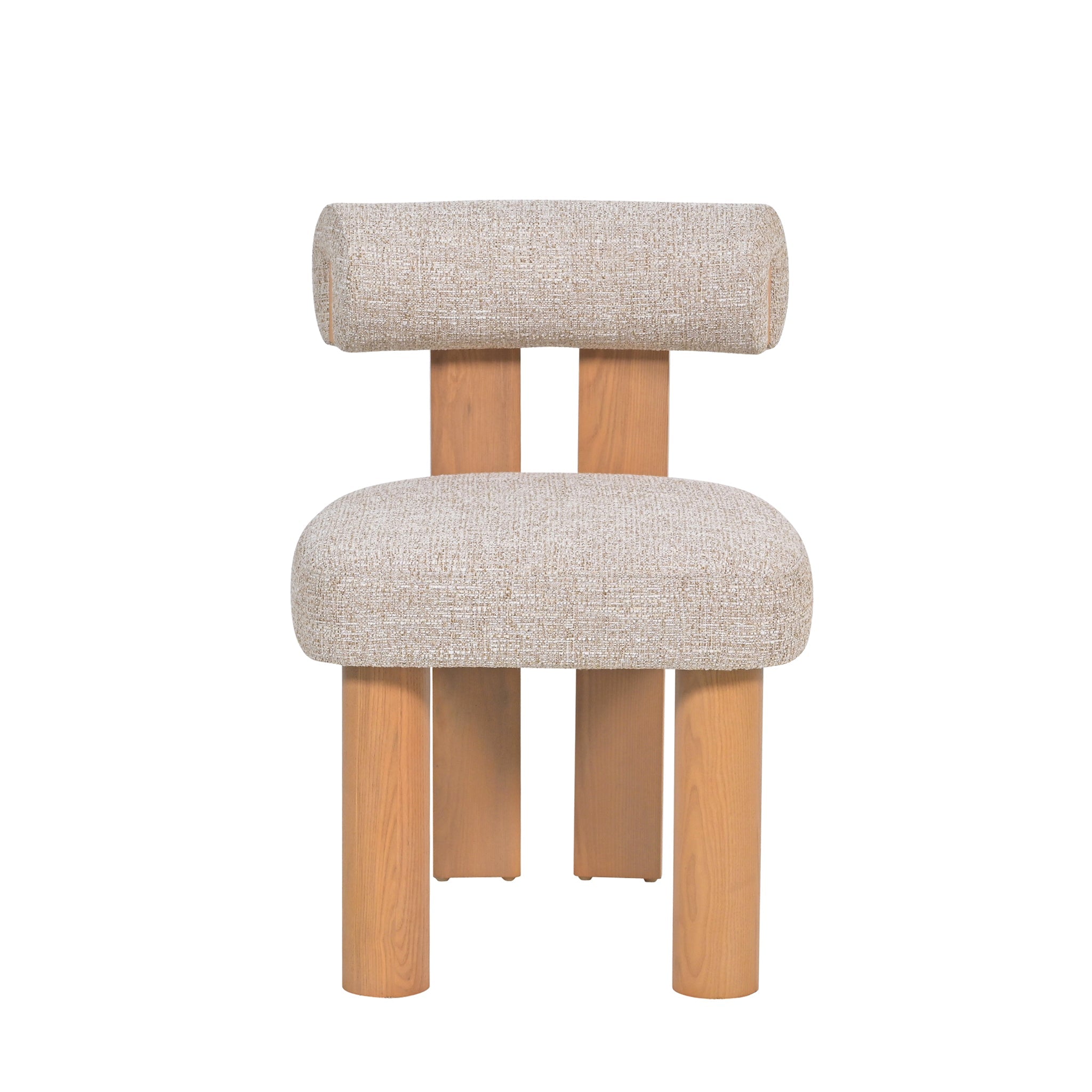 Remy Natural Dining Chair - Pale Beige