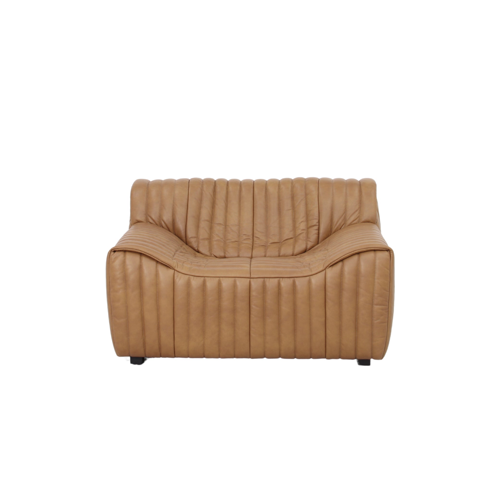 Duvina Armchair - Amber Tan Leather
