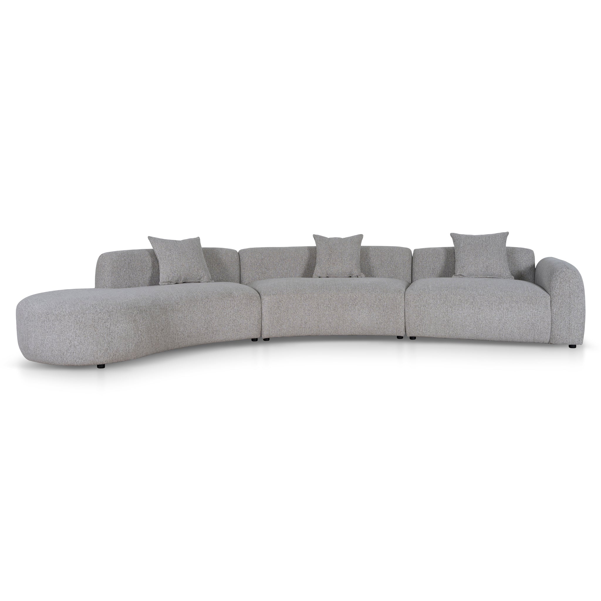 Rovena Left Chaise Modular Sofa - Mushroom Beige