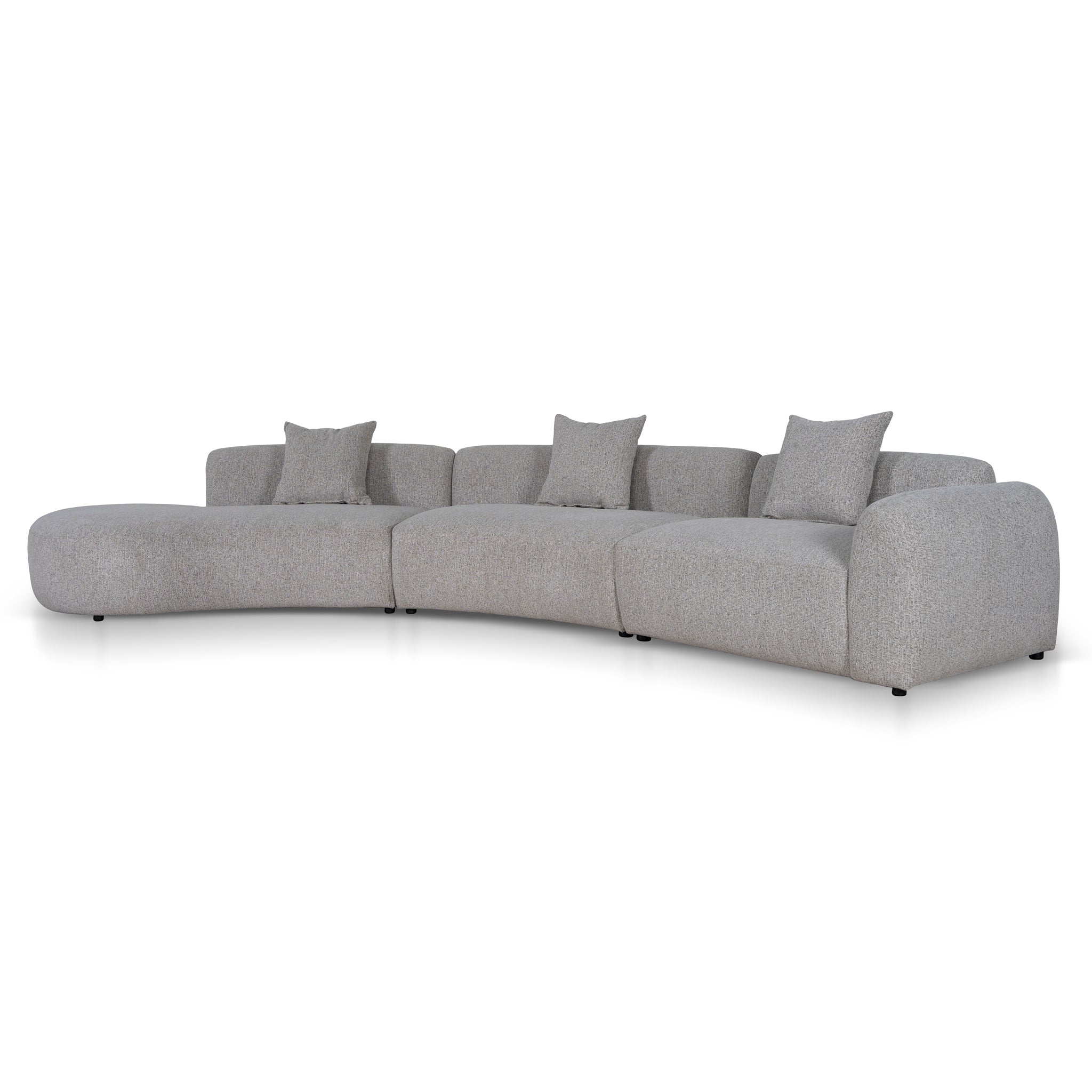 Rovena Left Chaise Modular Sofa - Mushroom Beige