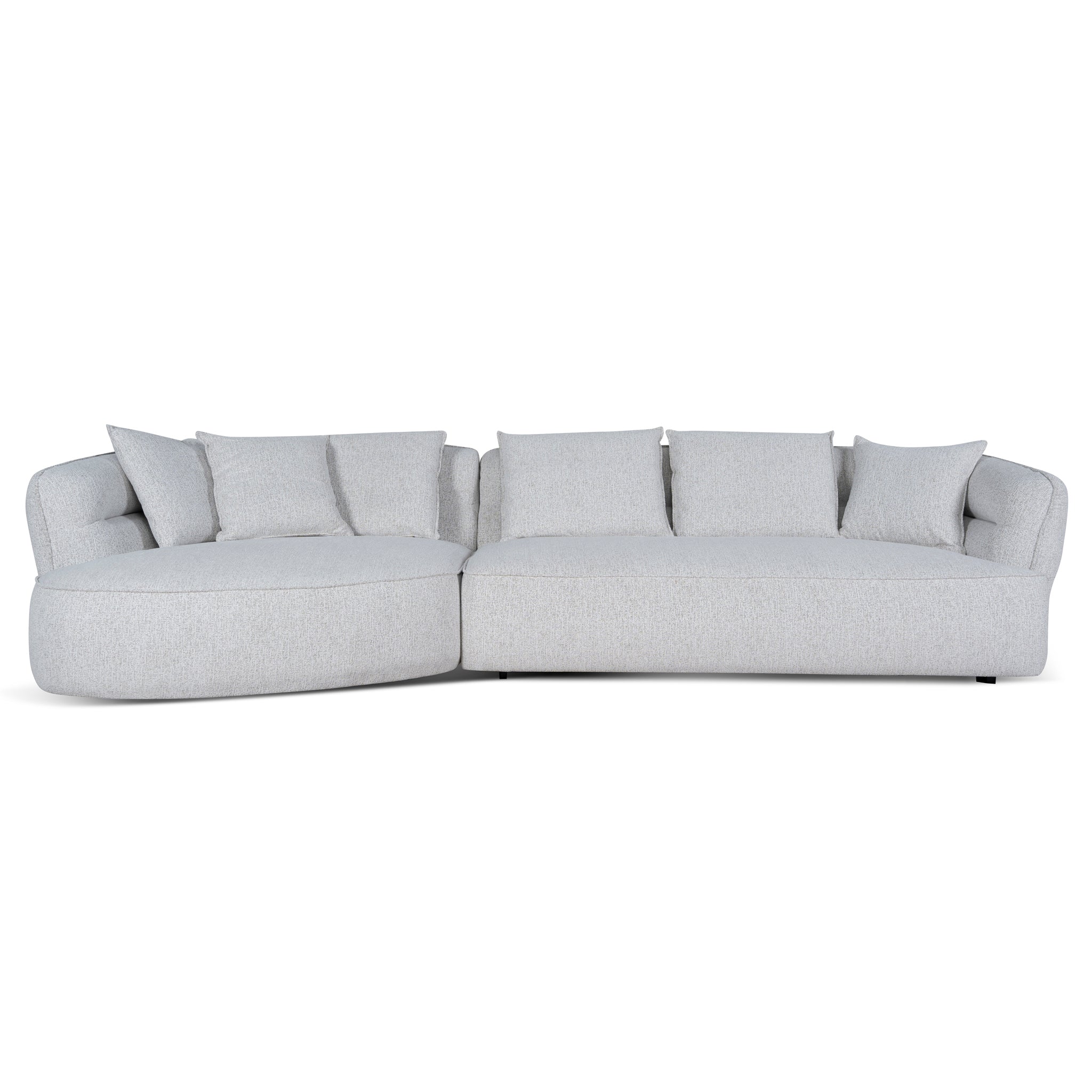 Rowe Left Chaise Sofa - Almond Beige
