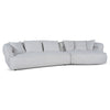 Rowe Right Chaise Sofa - Almond Beige