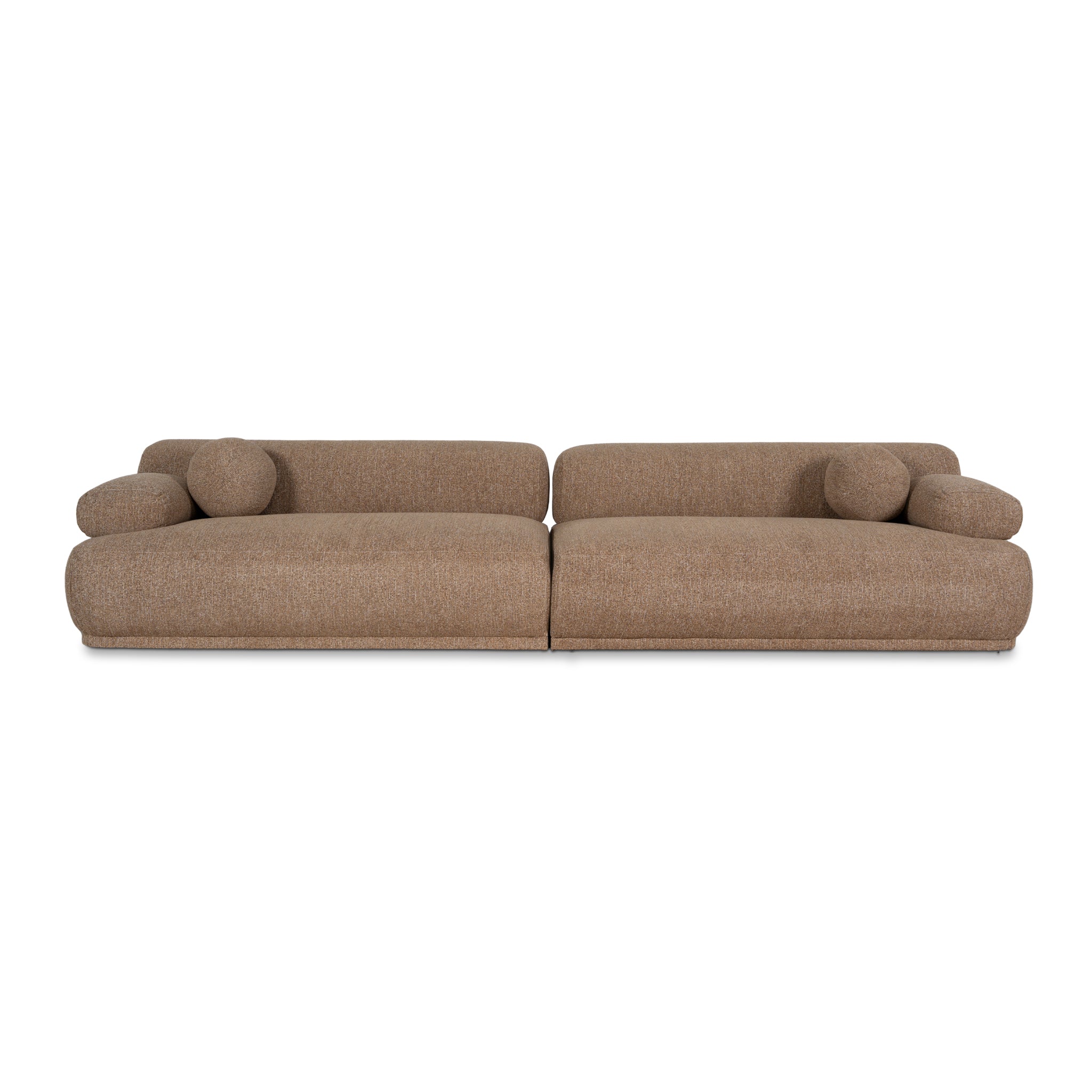Solara 4 Seater Sofa - Almond Brown