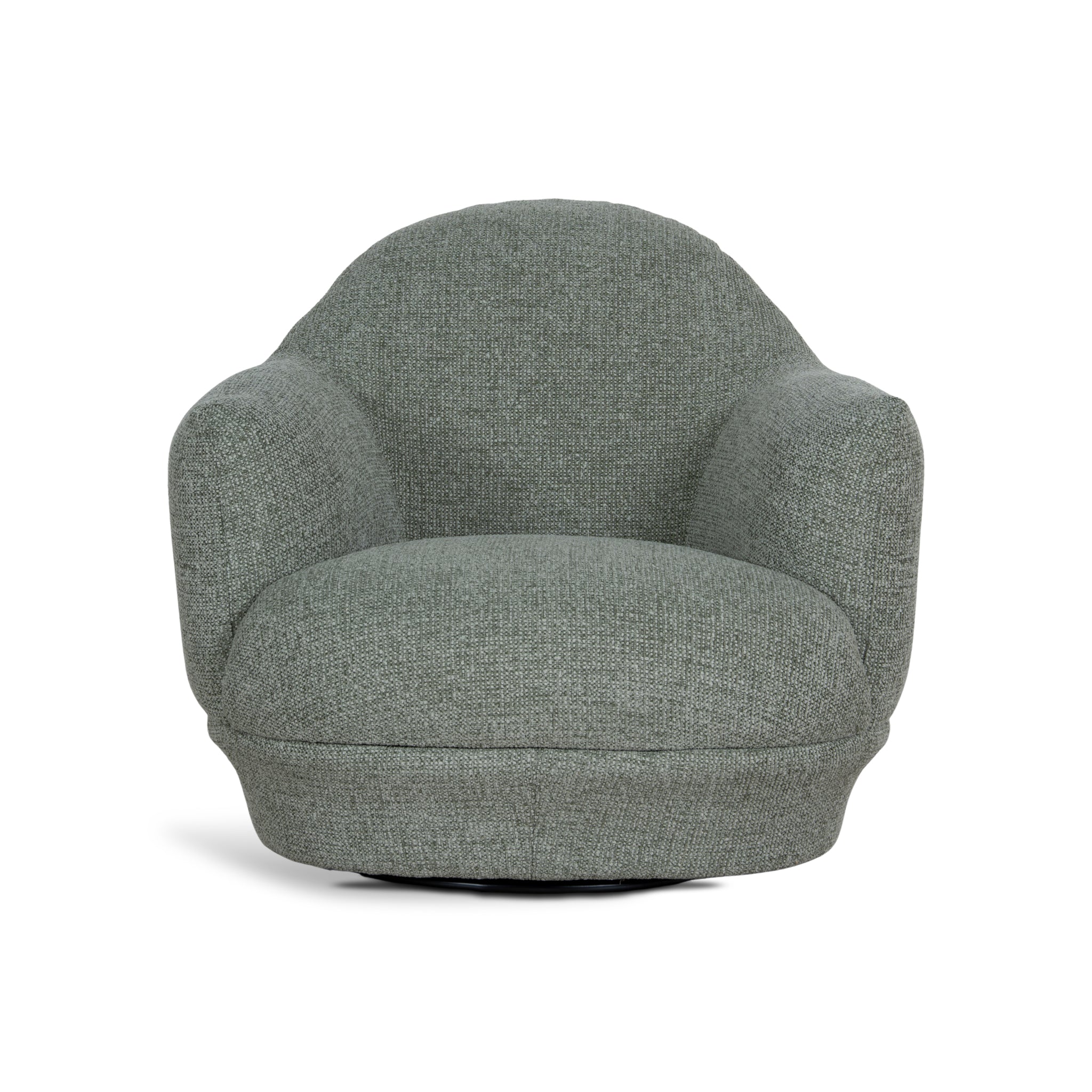 Esmora Swivel Armchair - Coral Light Green