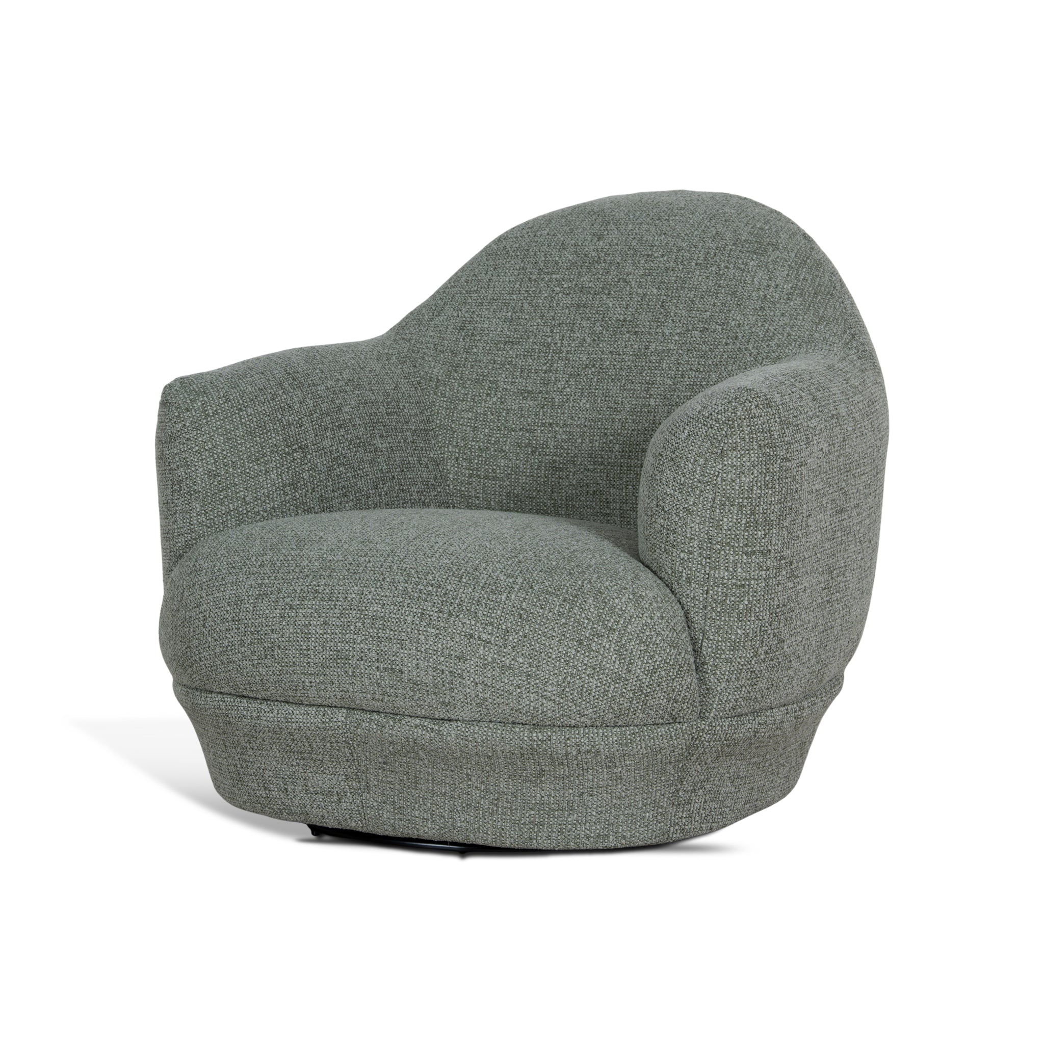 Esmora Swivel Armchair - Coral Light Green