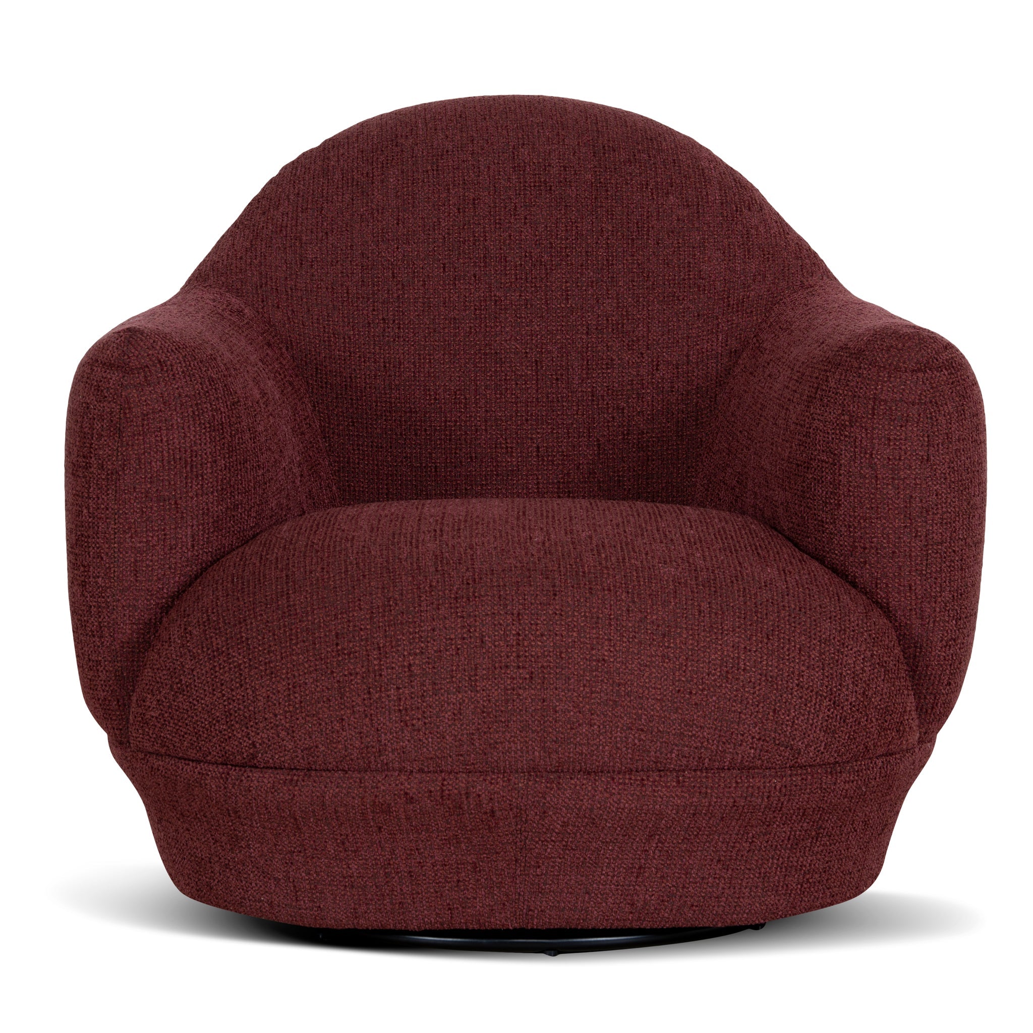 Esmora Swivel Armchair - Rustic Red