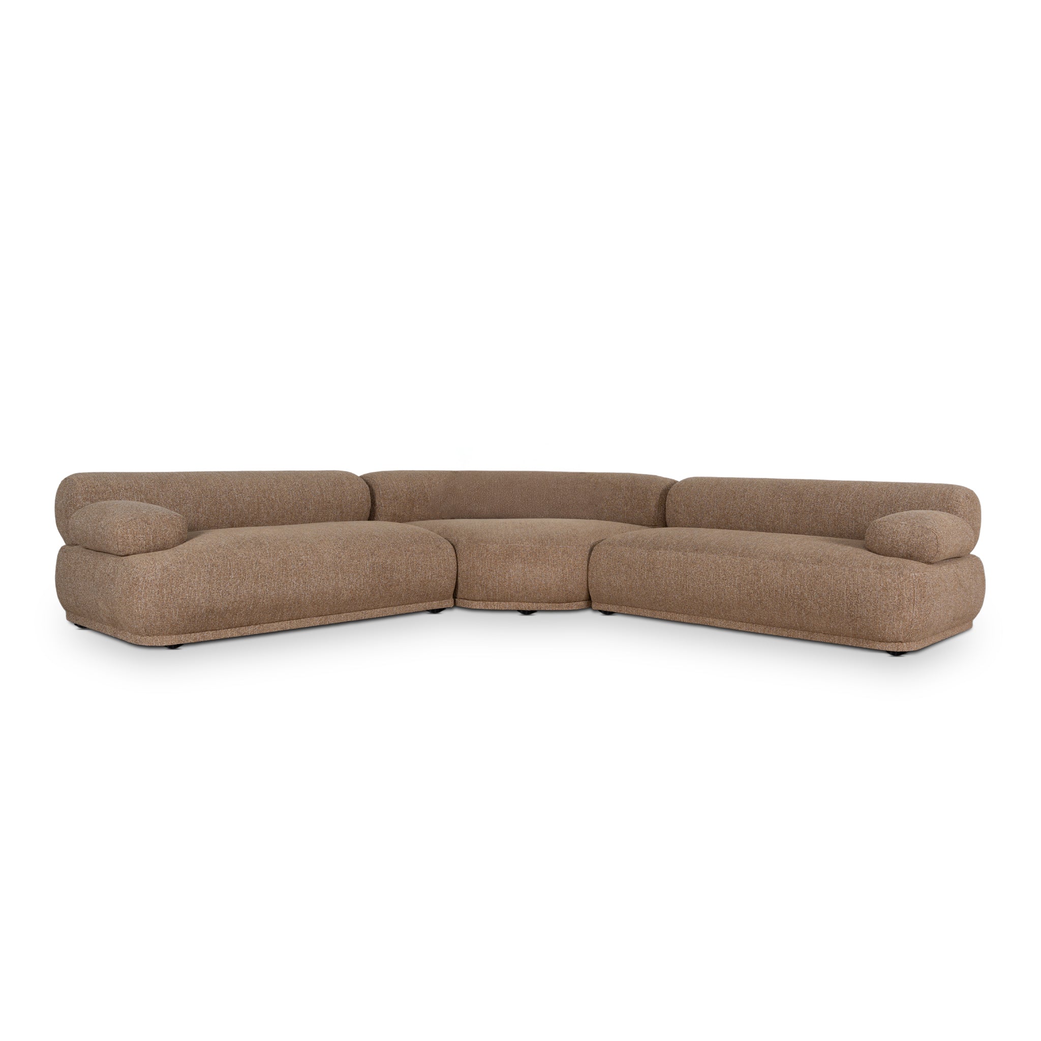 Solara Modular Corner Sofa - Almond Brown
