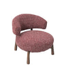 Eliska Fabric Lounge Chair - Autumn Red