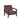 Doretta Fabric Lounge Chair - Moss Brown