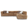 Cavallo 4 Seater Right Chaise Sofa - Lila Nutmeg