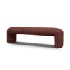 Everet 1.5m Upholstered Ottoman Bench - Autumn Red