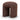 Everet Round Ottoman - Moss Brown