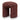 Everet Round Ottoman - Autumn Red