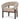 Sorello Walnut Armchair - Coconut Stripe