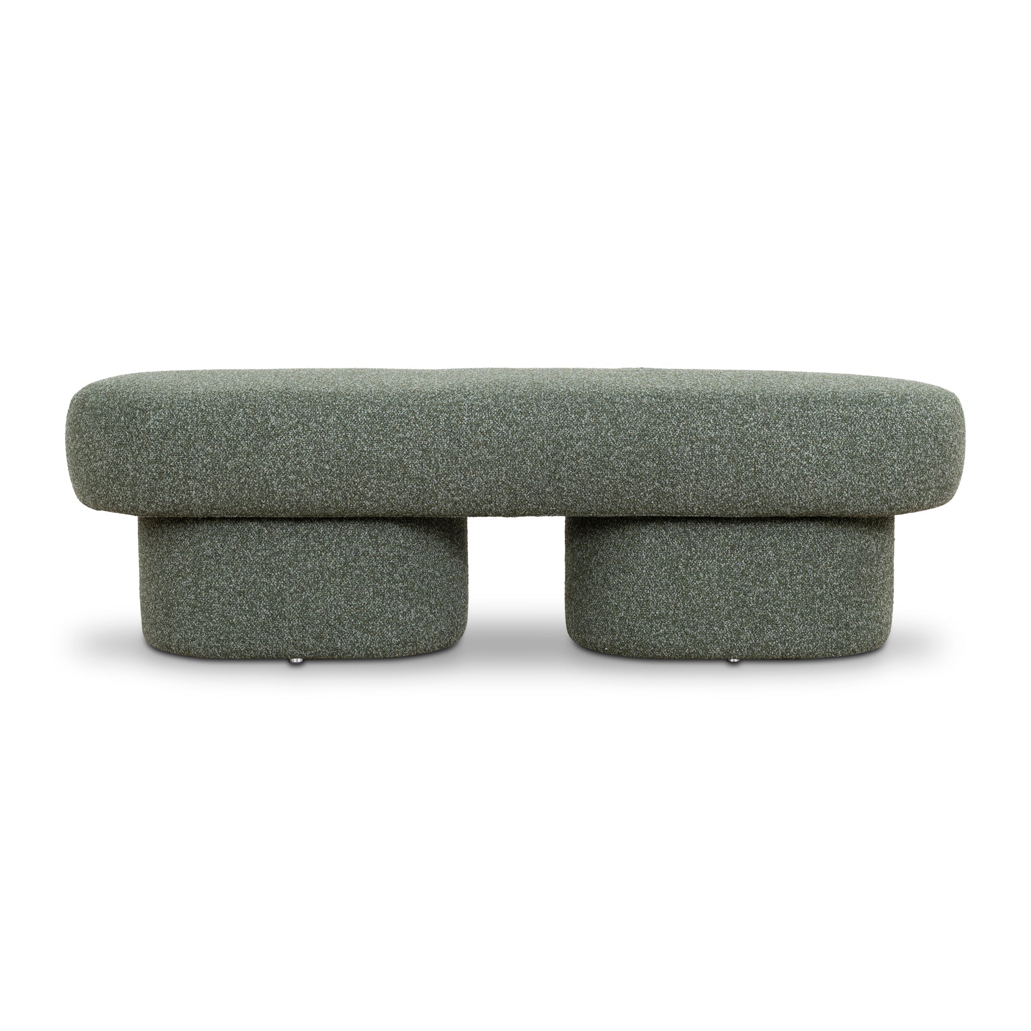 Kopitar 1.5m Long Ottoman Bench - Hunter Green