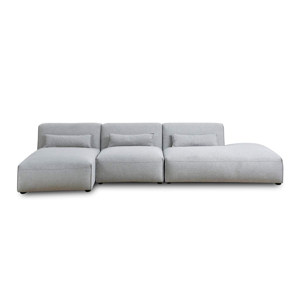 Yachin Left Chaise Sofa - Sterling Sand