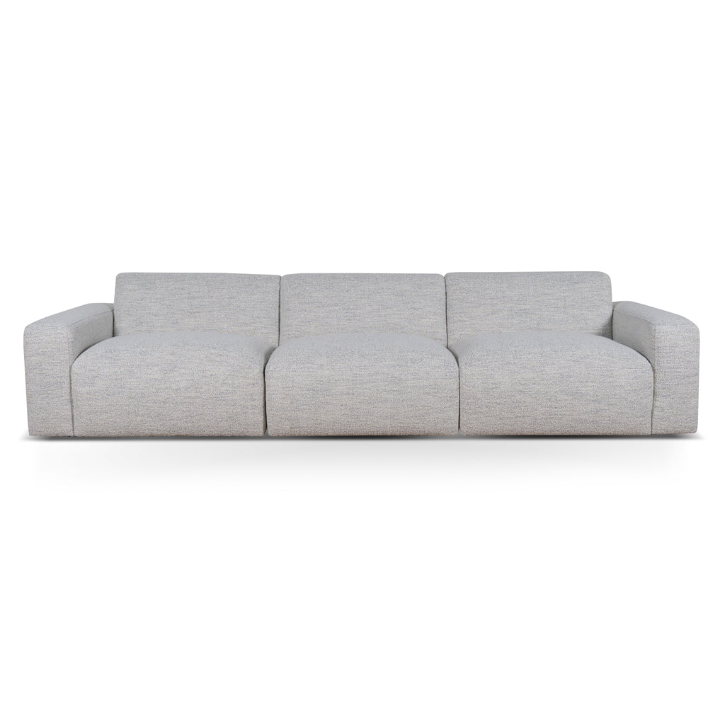 Manuela 4 Seater Fabric Sofa - Fog Grey