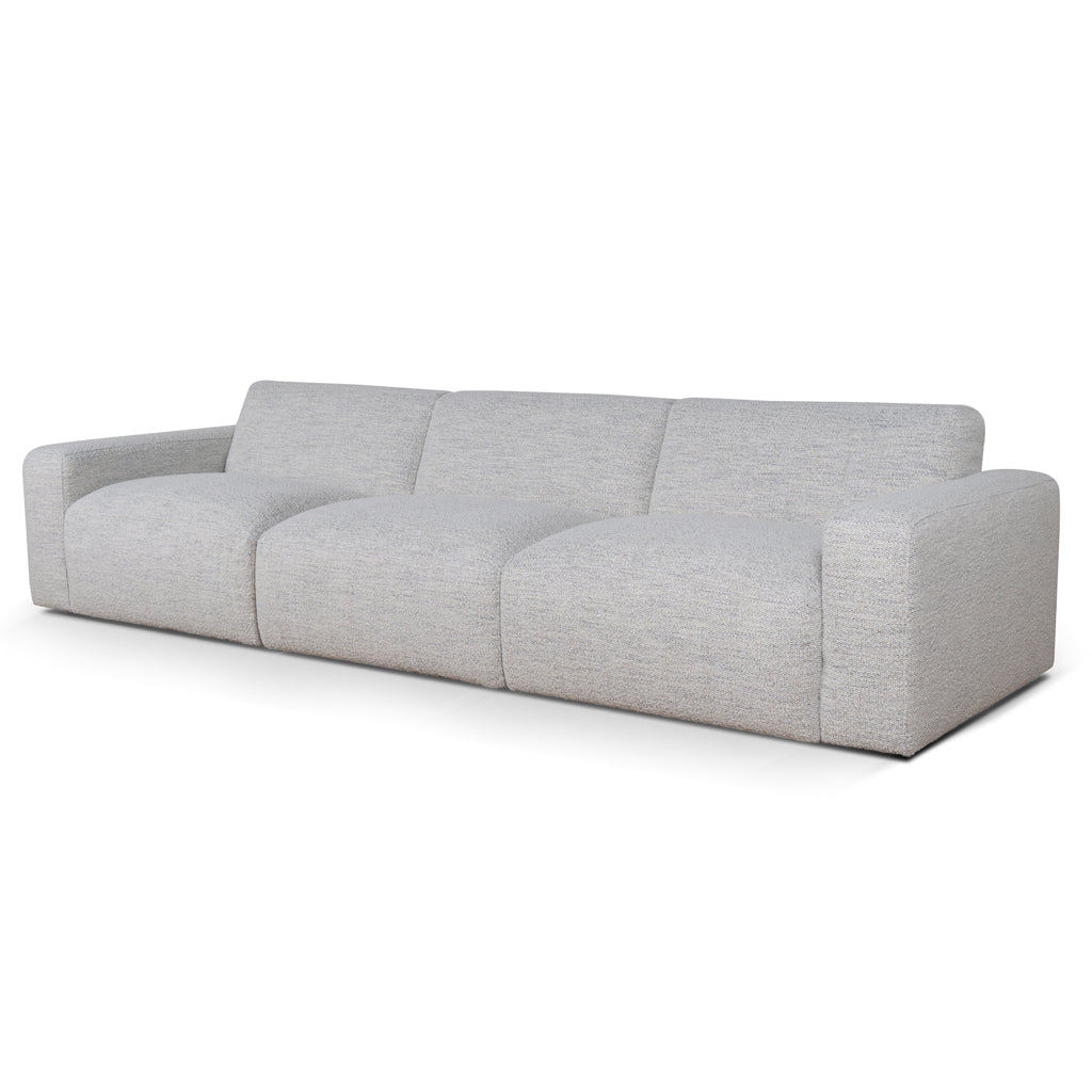 Manuela 4 Seater Fabric Sofa - Fog Grey