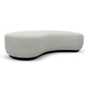 Aldona 1.8m Long Ottoman - Pearl Grey Boucle