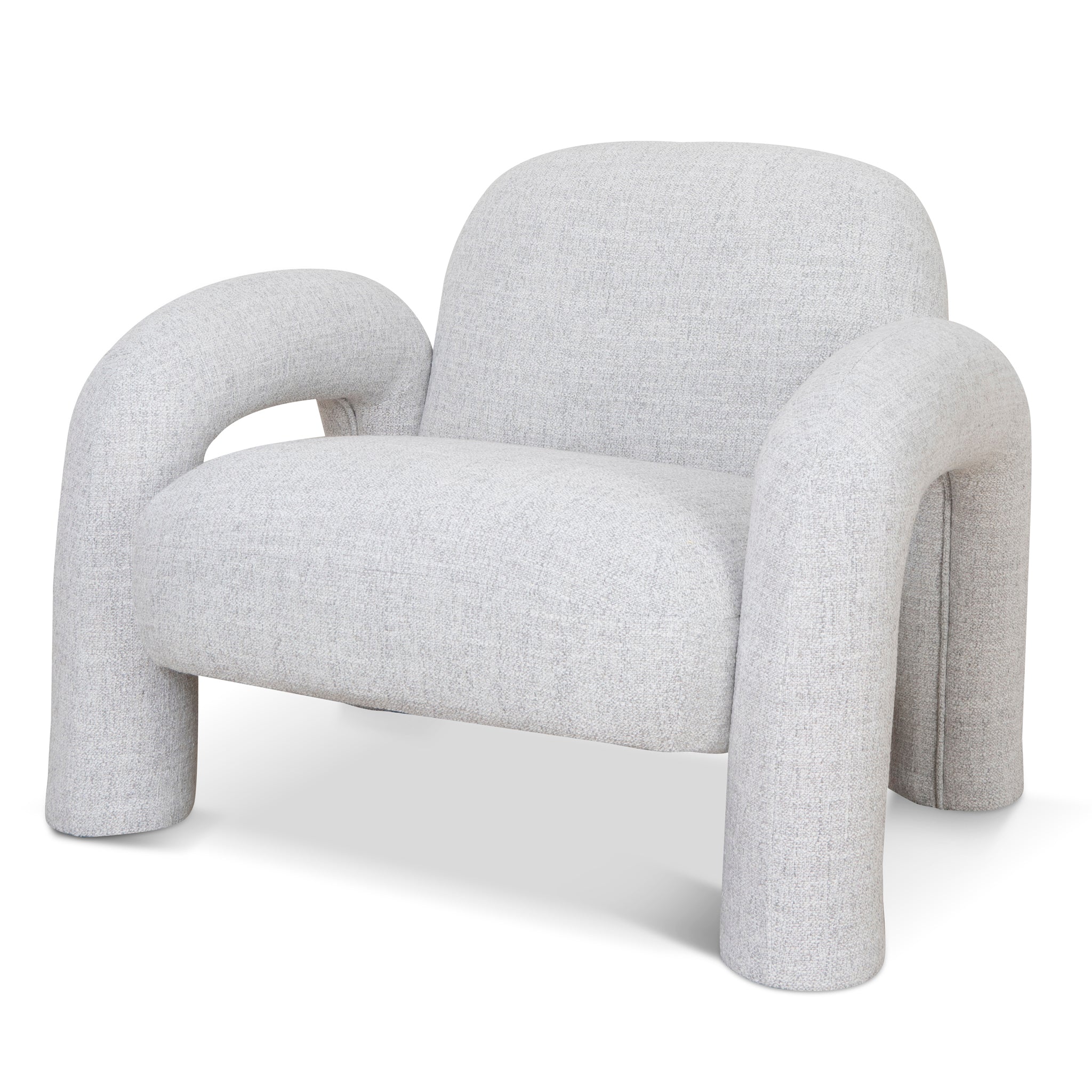 Nico Fabric Armchair - Cloud Grey