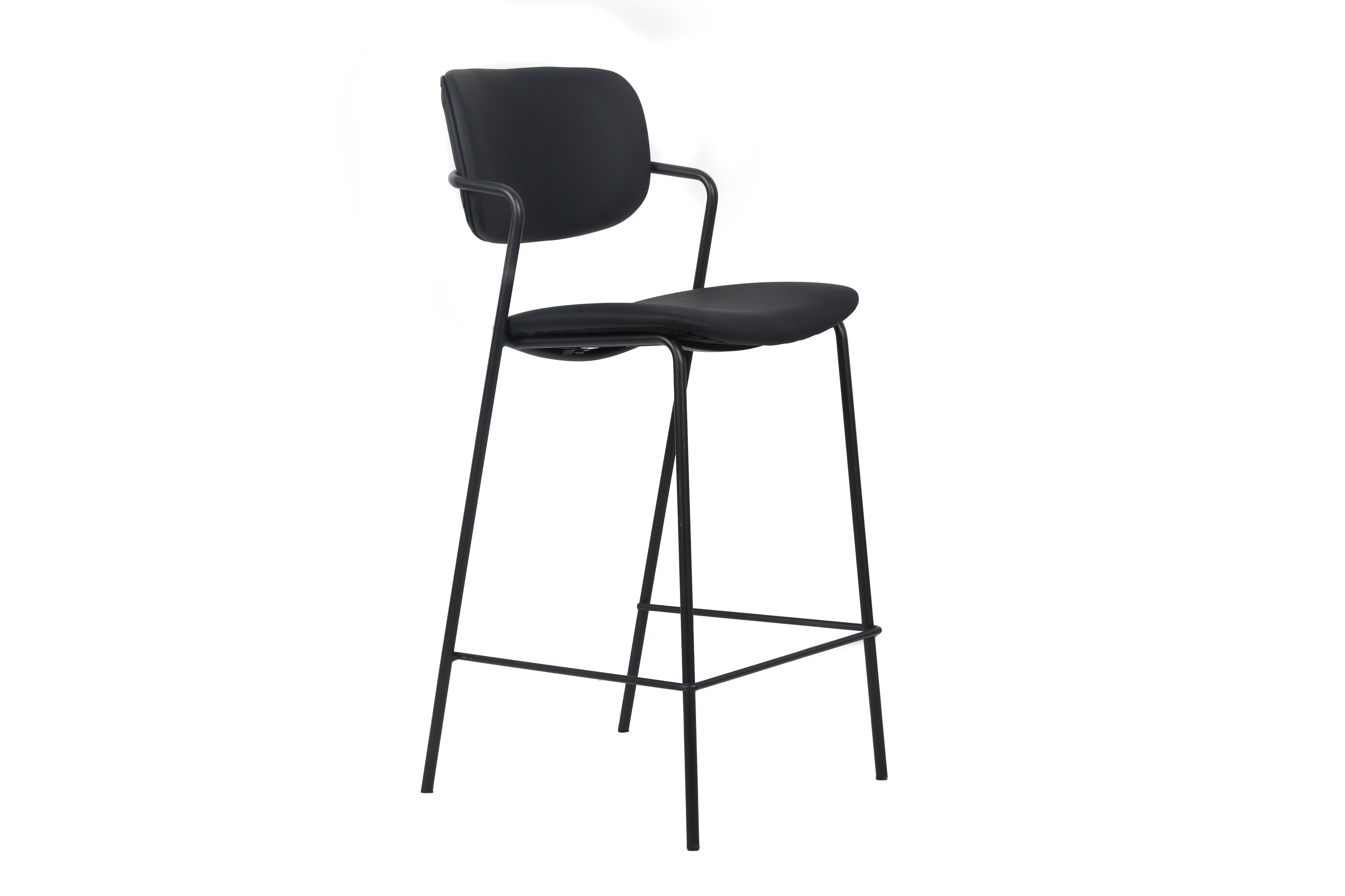 Leanne Bar Stool - Black (Set of 2)