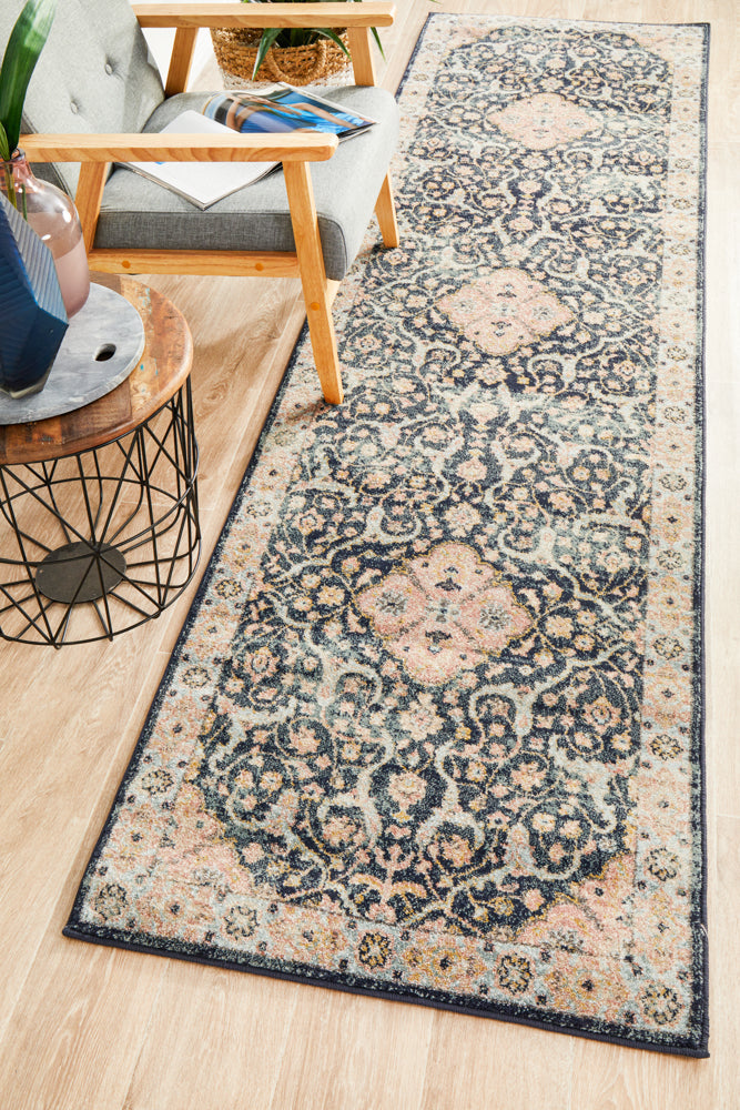 Larkin 858 Midnight Runner Rug