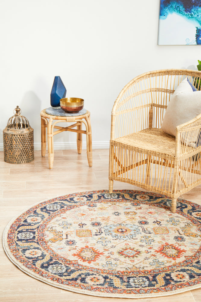 Larkin 860 Dune Round Rug