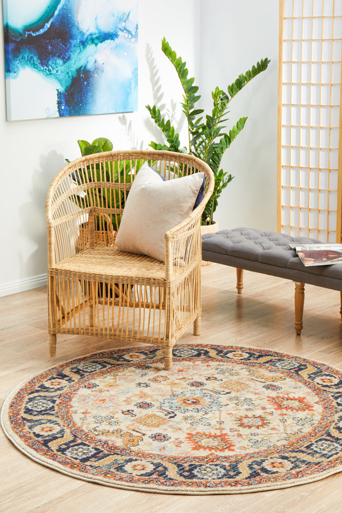 Larkin 860 Dune Round Rug