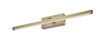 Wall Int S/M 8W Linear Ant Brass Tri Dim Fr Diffuser L365 mm 762Lm