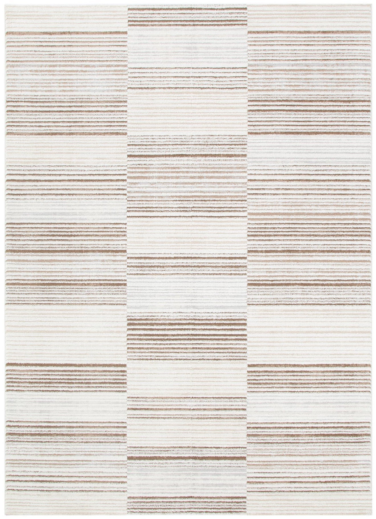 Sieva Lines Beige Brown Rug