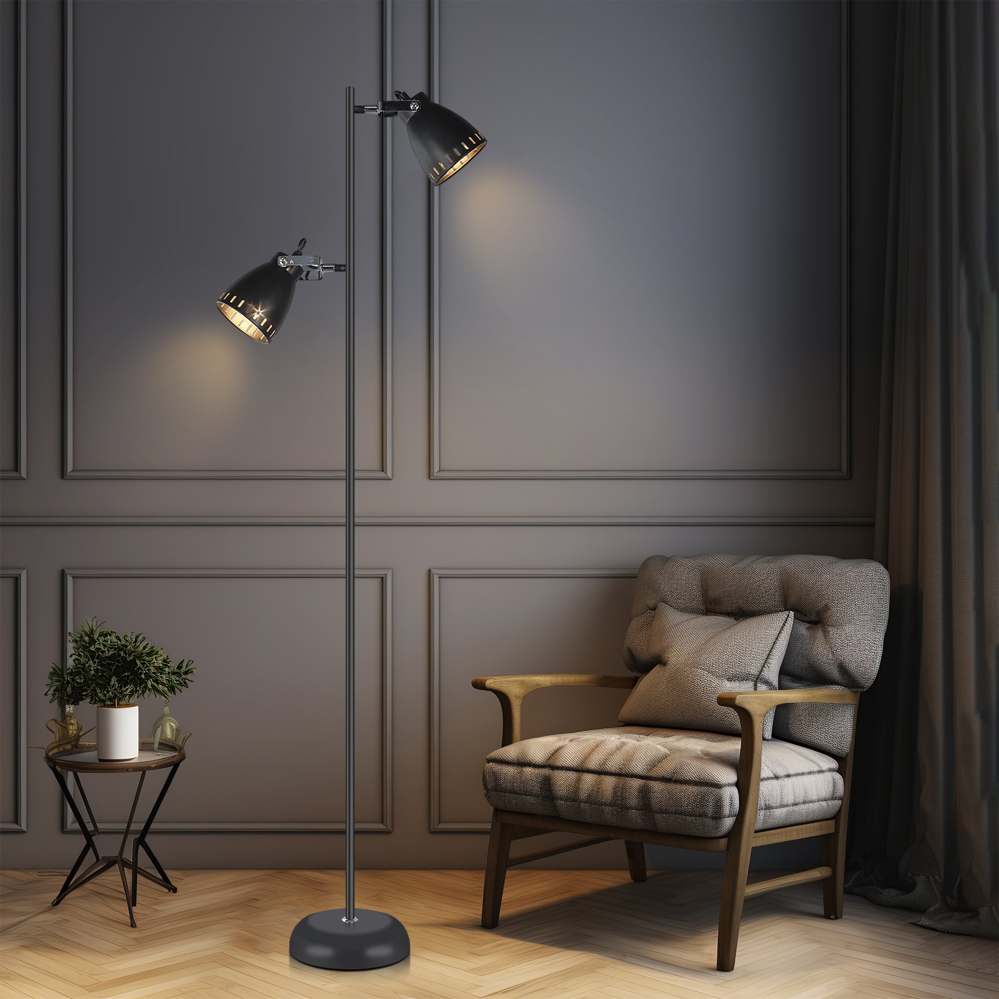 Audrey Floor Lamp Black