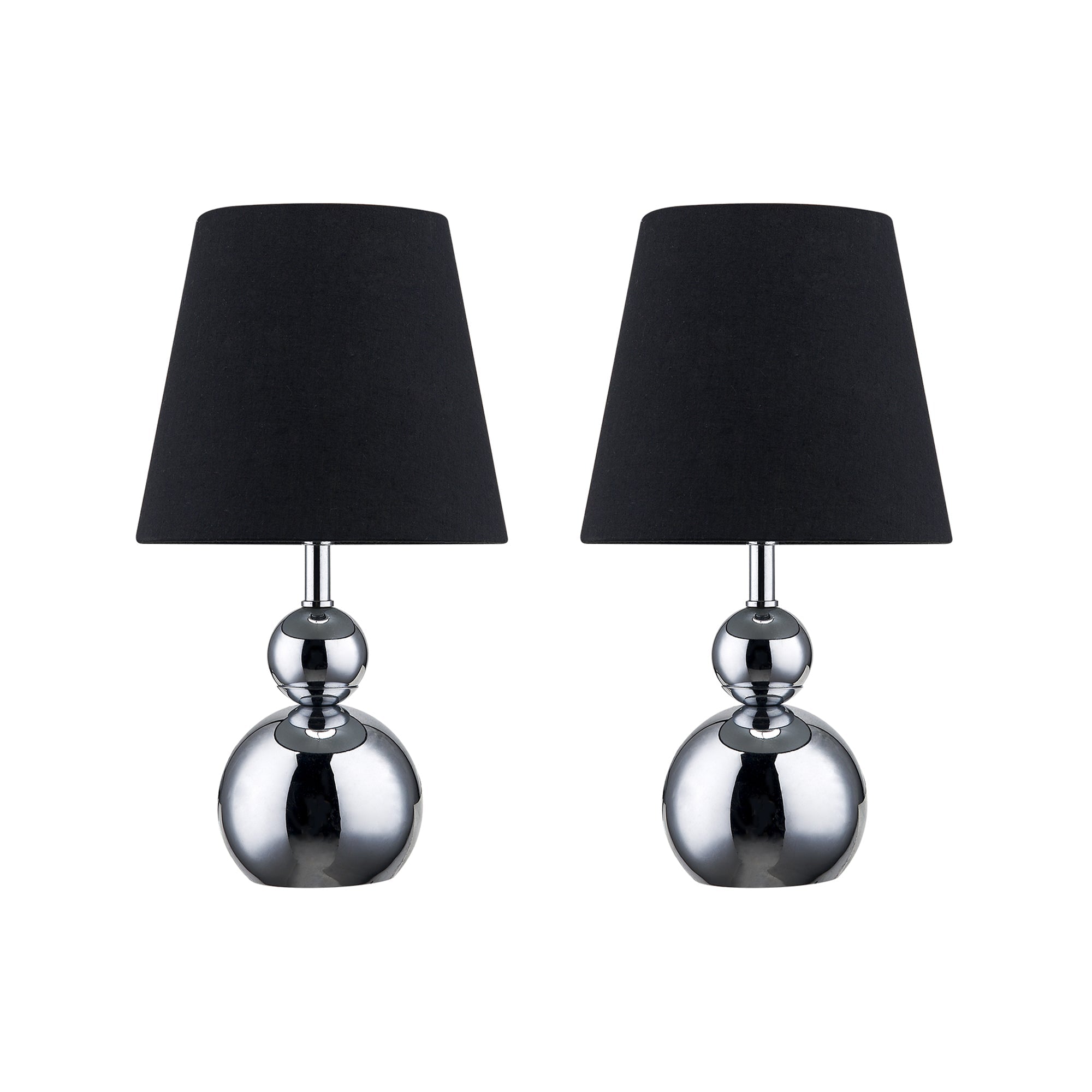 Hulu Touch Table Lamp - Black (Set of 2)
