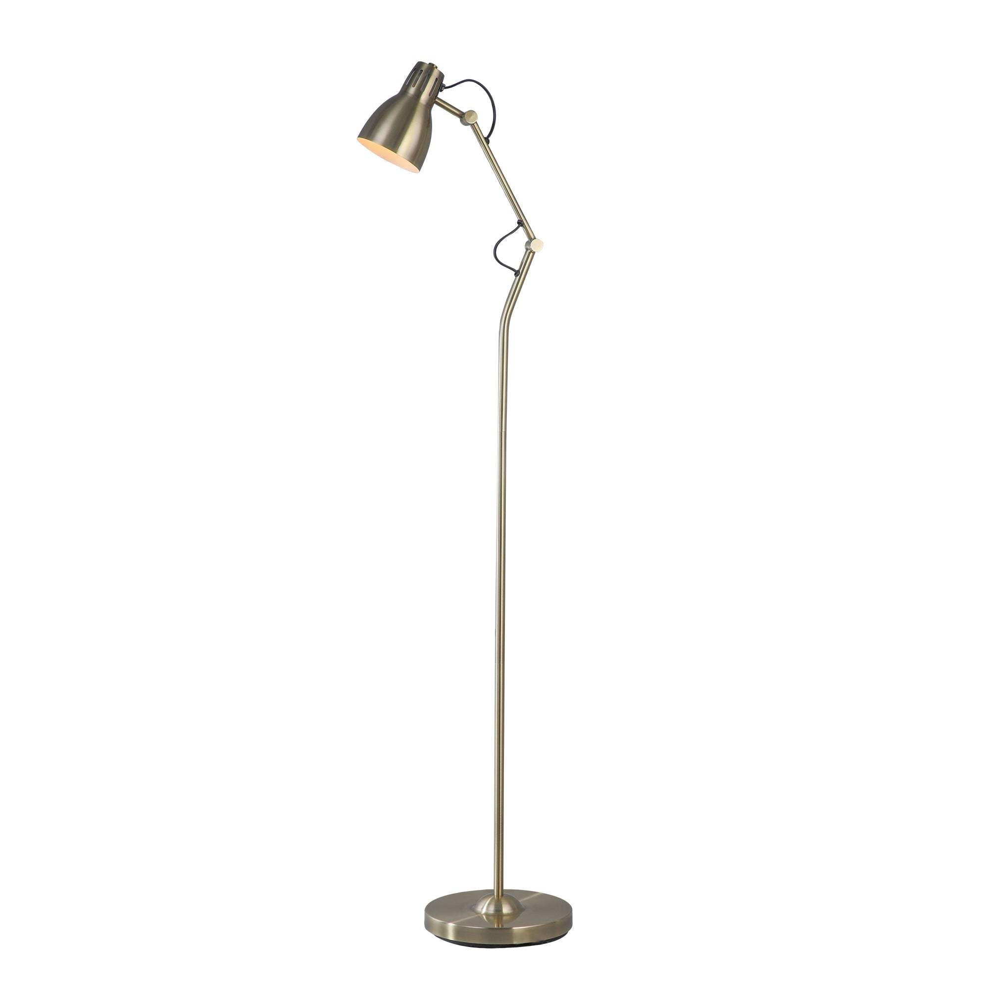 Nord Metal Floor Lamp - Antique Brass