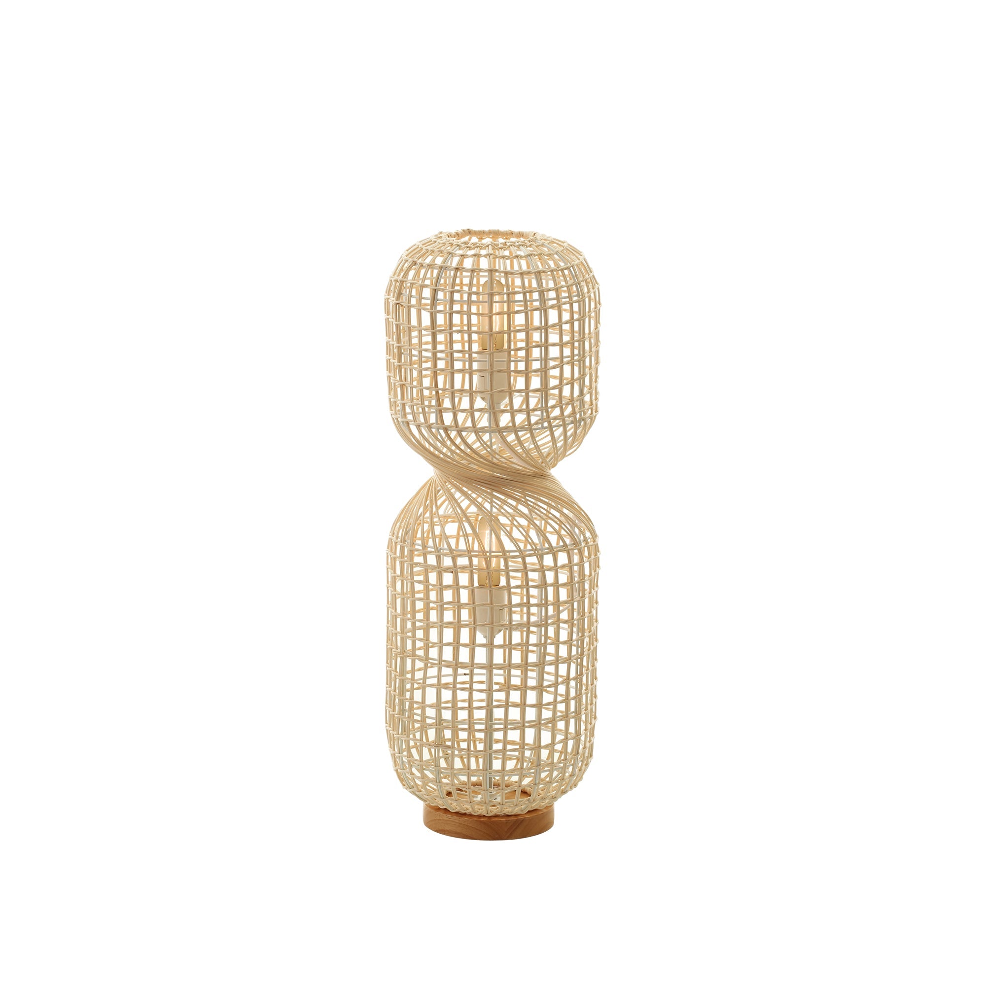 Twirla Rattan Floor Lamp - Small