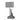 Rabbit Regal Table Lamp - Silver
