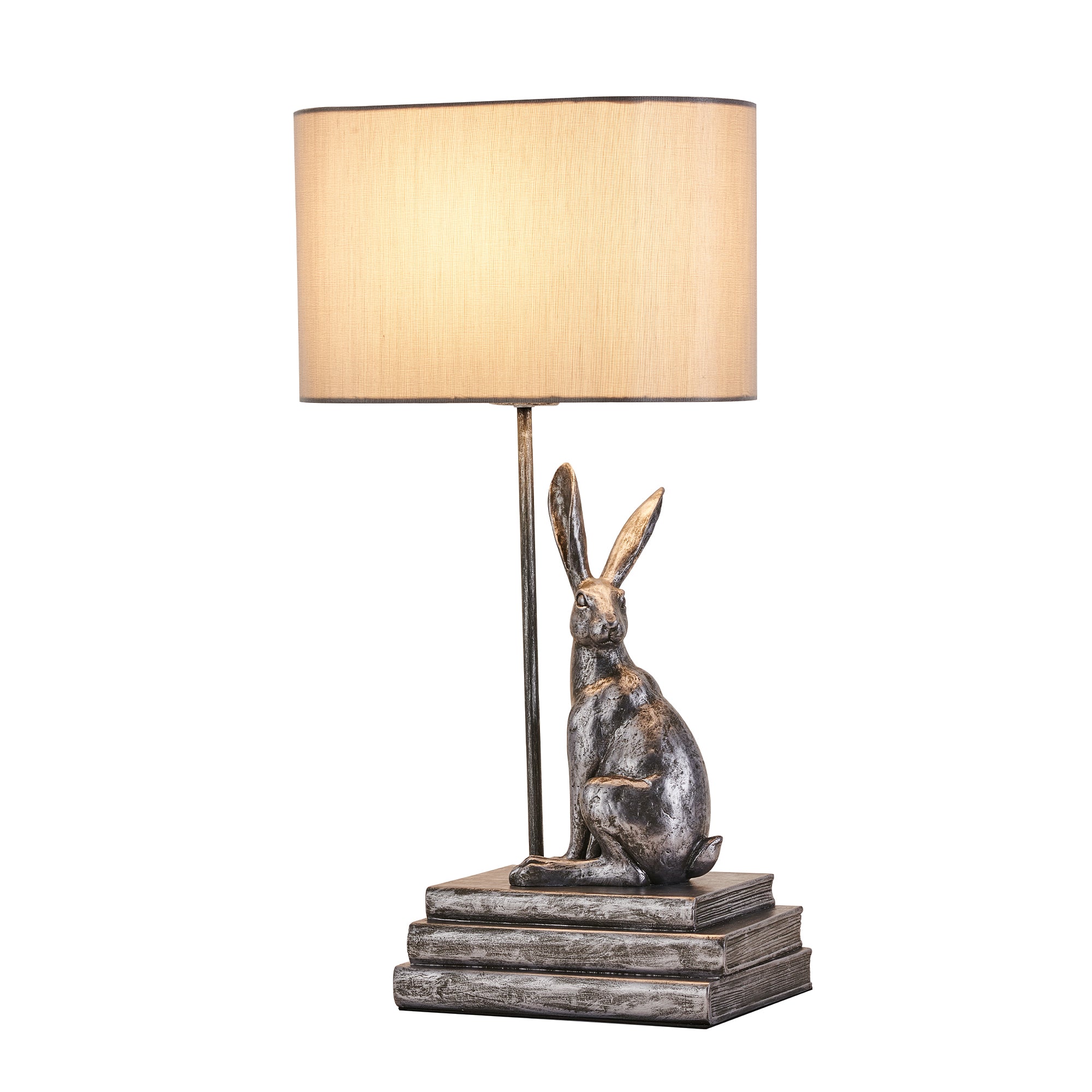Rabbit Regal Table Lamp - Silver
