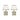 Romy Ceramic Table Lamp Green - (Set of 2)