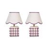Romy Ceramic Table Lamp Purple - (Set of 2)