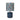 Cyra Ceramic Table Lamp - Blue