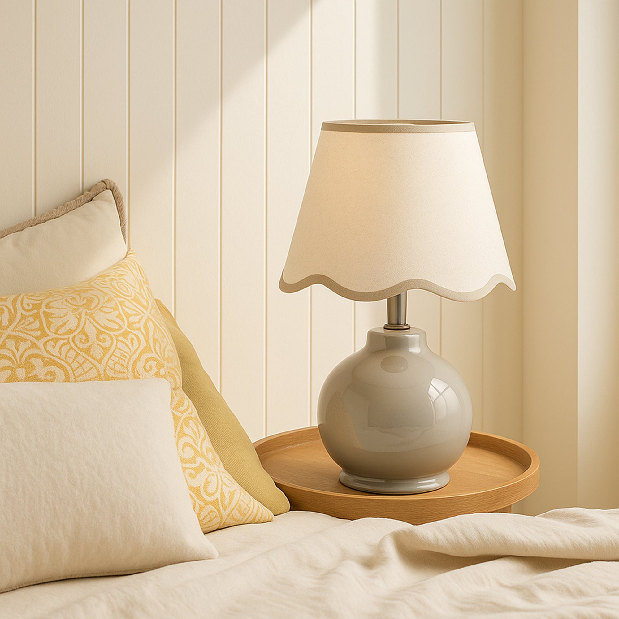Bibury Table Lamp - Grey