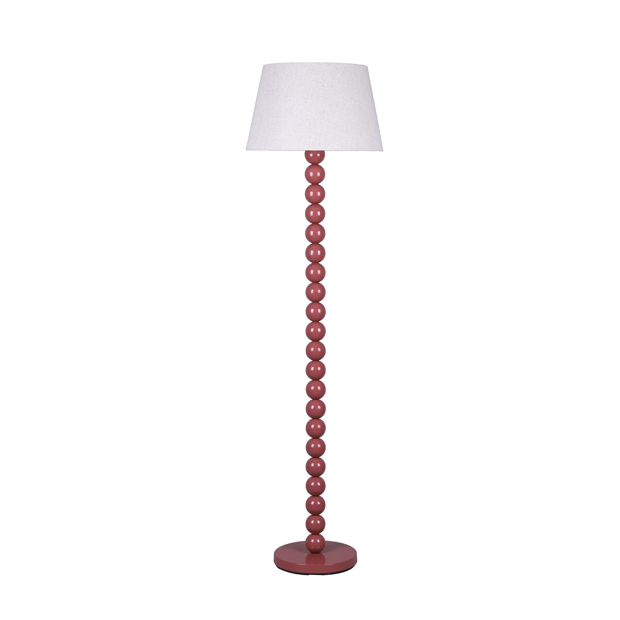 Pearl Orb Floor Lamp - Rust