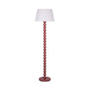 Pearl Orb Floor Lamp - Rust