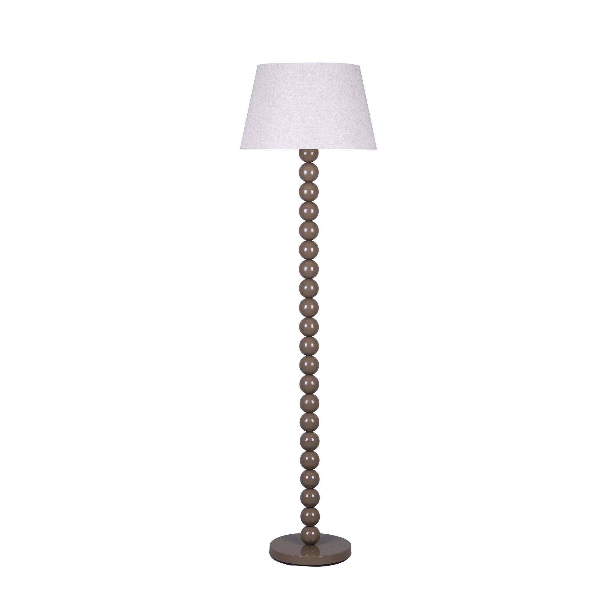 Pearl Orb Floor Lamp - Toffee