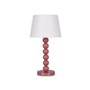 Pearl Orb Table Lamp - Rust