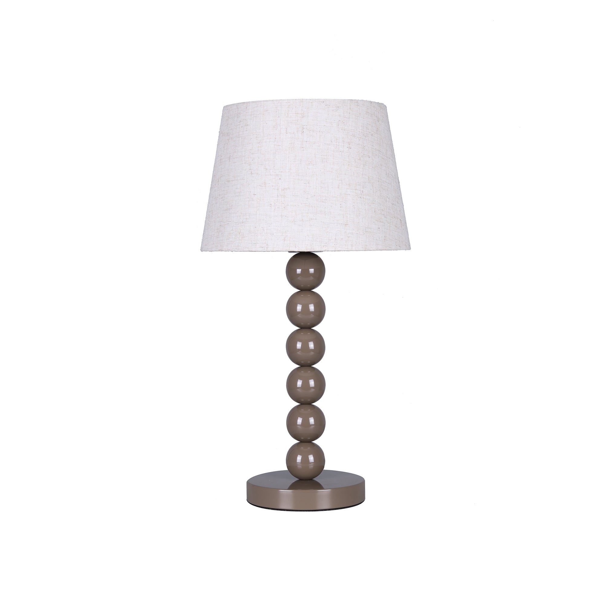 Pearl Orb Table Lamp - Toffee